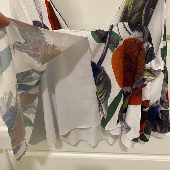 Zara Collection Crop Top. Multicolor. Medium - Picture 8 of 10